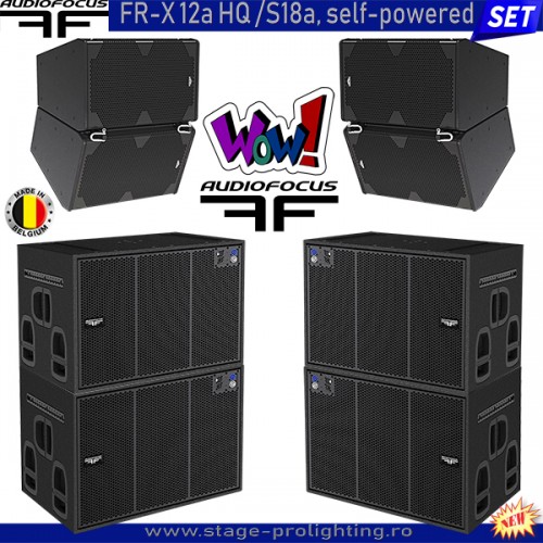 AudioFocus FR-X12aHQ-S18a, self-powered SET AudioFocus FR-X12aHQ-S18a, self-powered SET